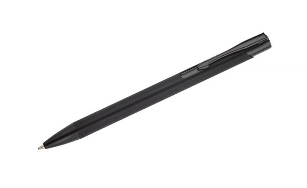 Customised SOT Pen With Logo. Customised SOT metal pen, matte soft touch, push mechanism, G2 refill 800 m.