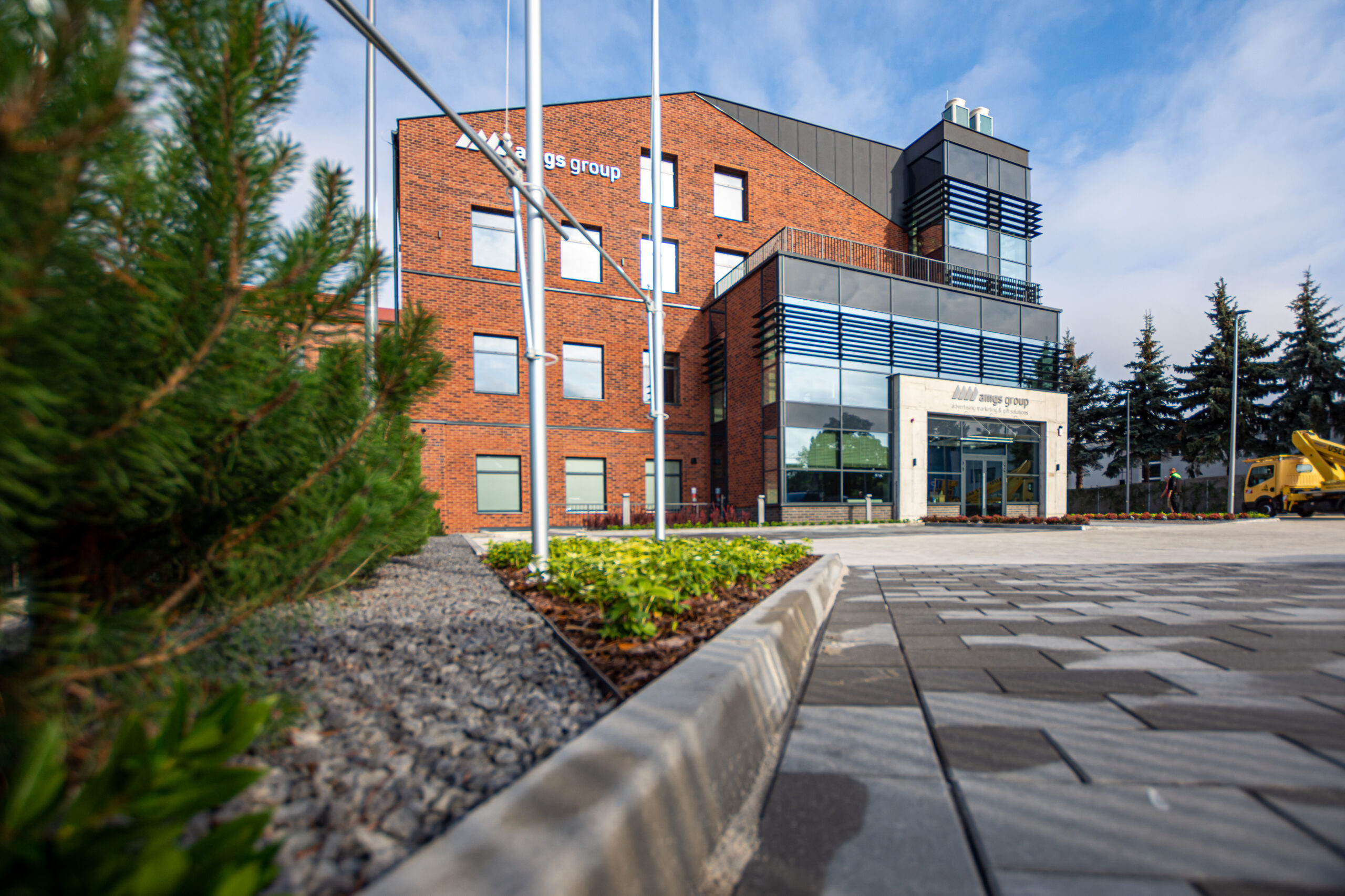 AMGS Group factory in Radom. Polish producer of branded lanyards and wristbands. 