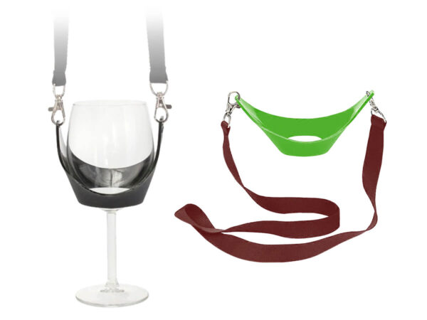 Glass holder, available in various colors from AMGS Group. Perfect for events, parties, or wine tastings.
