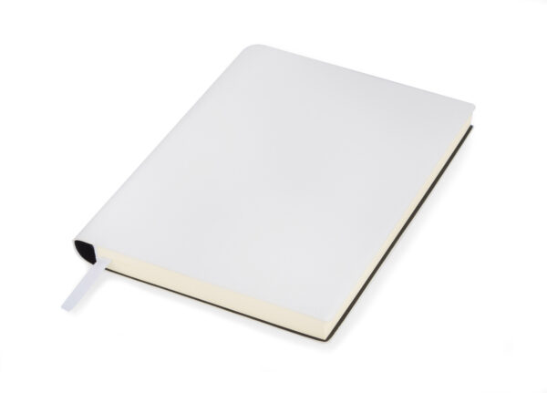 Promotional notebook BELLIS A5 with logo, elegant customizable branded gift.