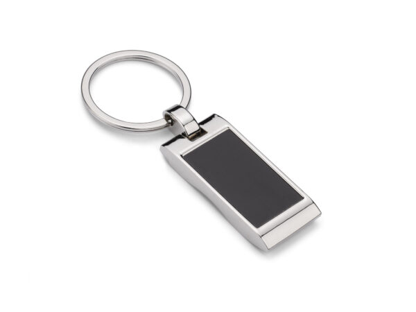 Portachiavi KAMEL in metallo con incisione logo – accessorio aziendale elegante.
