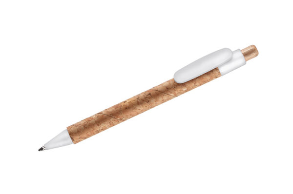 Penna a sfera KORTE con logo con corpo in sughero, regalo aziendale ecologico con logo.