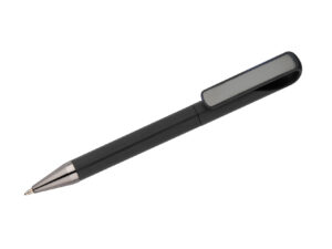 Customised TENO Pen With Logo, soft touch, twist mechanism, 3 colours, engraving on decorative plate.