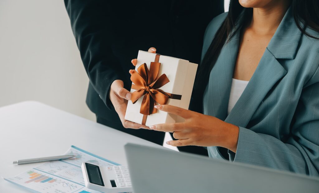 Corporate Holiday for employees. Gift categories from AMGS Group.
